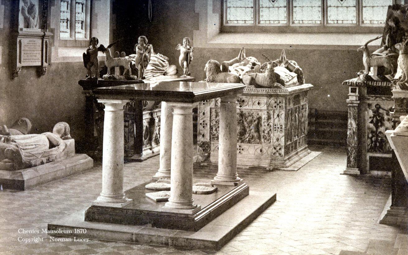 Chenies Mausoleum in 1870