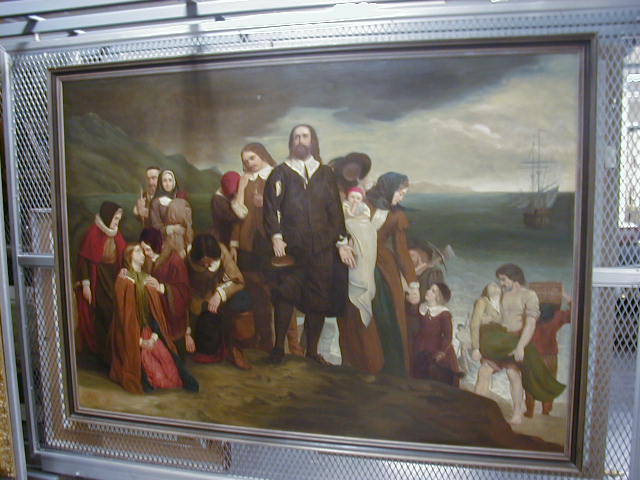 Landing of the Pilgrim Fathers by Charles Lucy