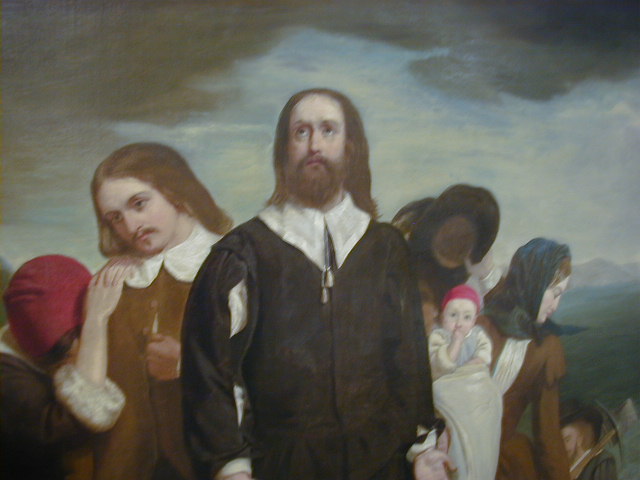Landing of the Pilgrim Fathers by Charles Lucy